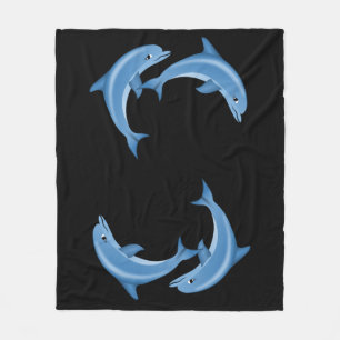 Dolphins Fleece Blanket