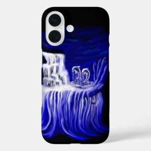 Dolphins , Hand of Times iPhone 16 Case
