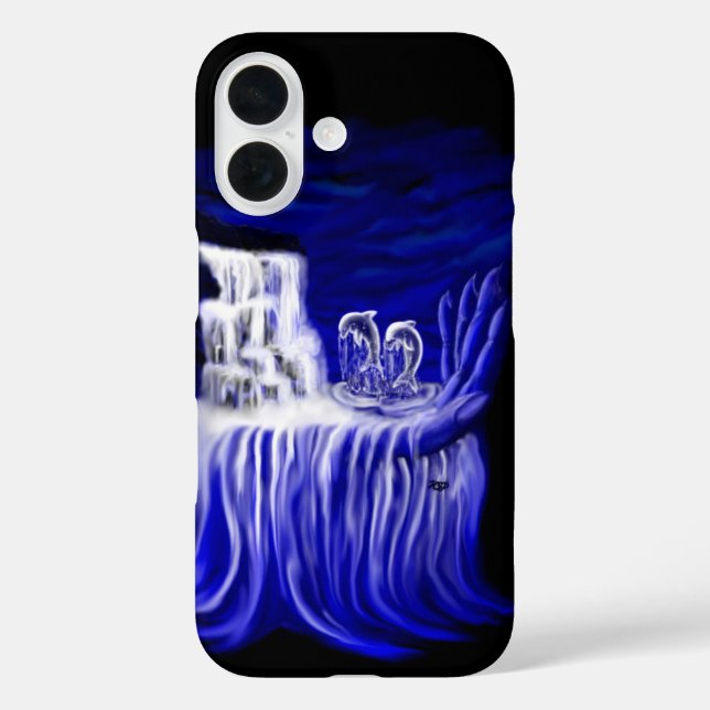 Dolphins , Hand of Times Case-Mate iPhone Case (Back)