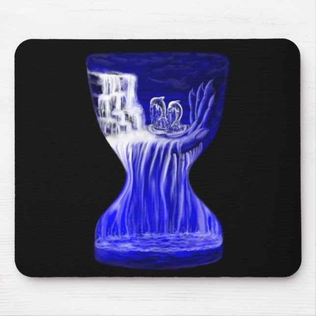Dolphins , Hand of Times Mouse Pad (Front)