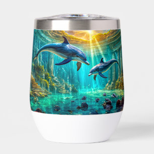 Dolphins in Atlantis Design By Rich AMeN Gill