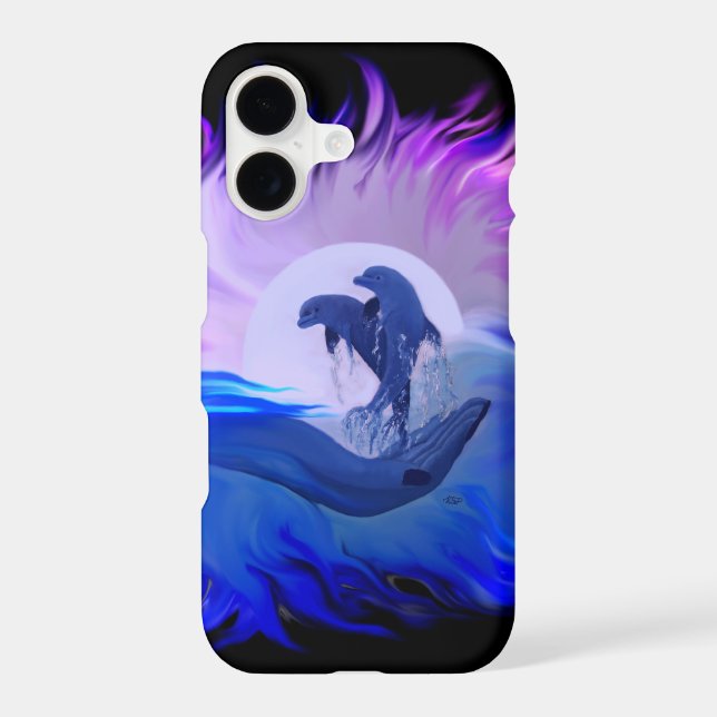 Dolphins in the Moonlight (Back)