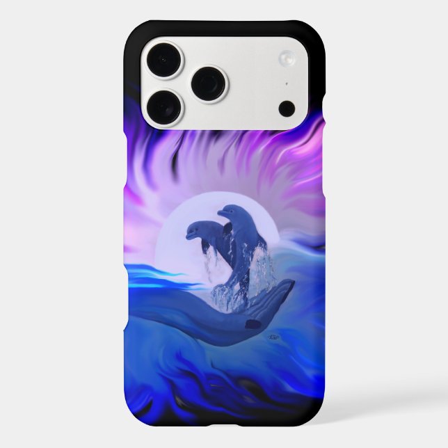 Dolphins in the Moonlight (Back)