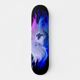 Dolphins in the Moonlight Skateboard
