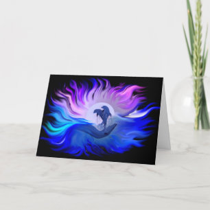 Dolphins in the Moonlight Thank You Card