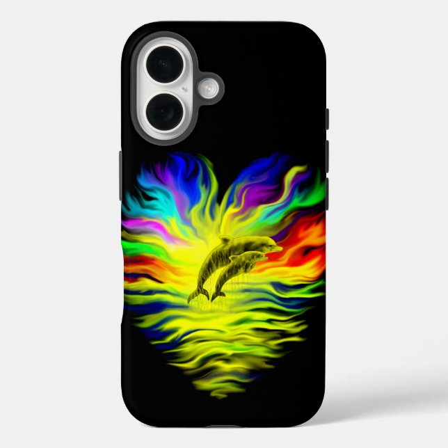 Dolphins in the Sunshine Case-Mate iPhone Case (Back)