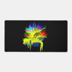 Dolphins in the Sunshine with Hand Desk Mat
