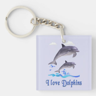 Dolphins Key Ring