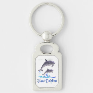 Dolphins Key Ring