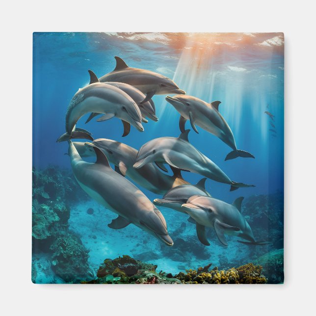 Dolphins Magnet (Front)