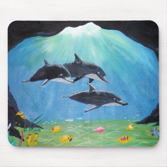 Dolphins Mouse Pad (Front)