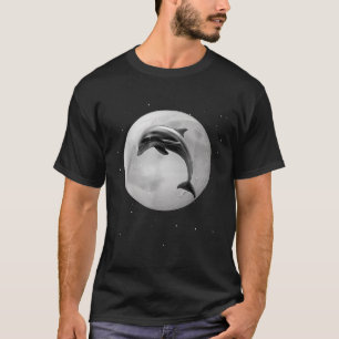 Dolphins, Ocean Moon Stars, Environmental Protecti T-Shirt