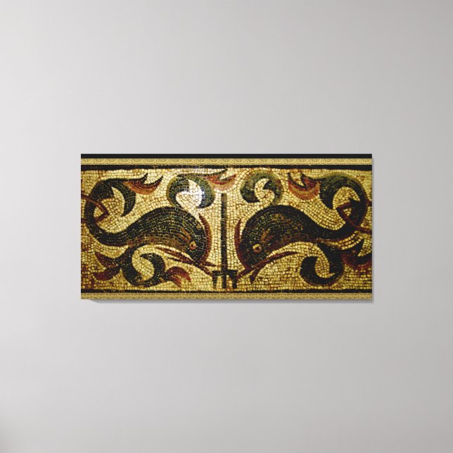 Dolphins of Pompeii Canvas Print (Front)