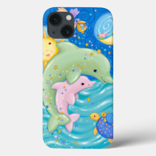 Dolphins Play iPhone 13 Case