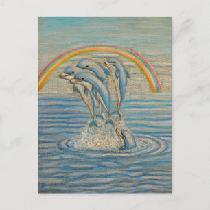 Dolphins Postcard