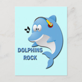 DOLPHINS ROCK POSTCARD