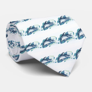 Dolphins Sports Football Basketball Baseball Tie