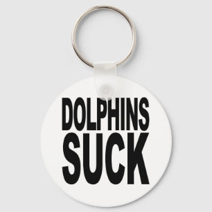 Dolphins Suck Key Ring