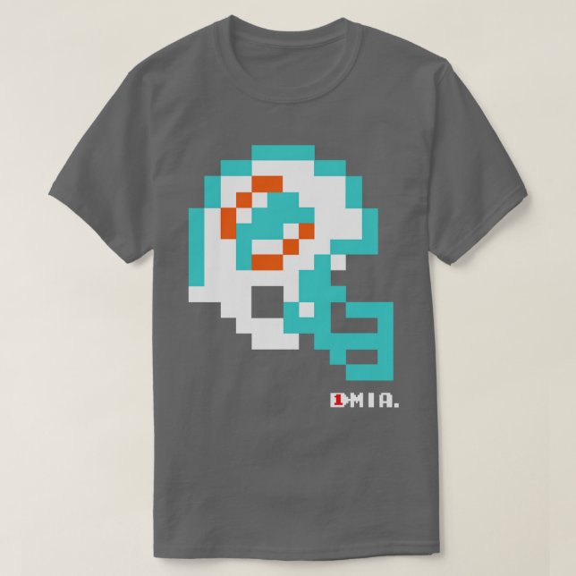 Dolphins Tecmo Bowl Helmet Tank Top (Design Front)