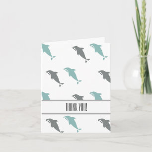 Dolphins Thank You Card