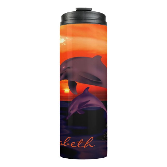 Dolphins Thermal Tumbler (Front)