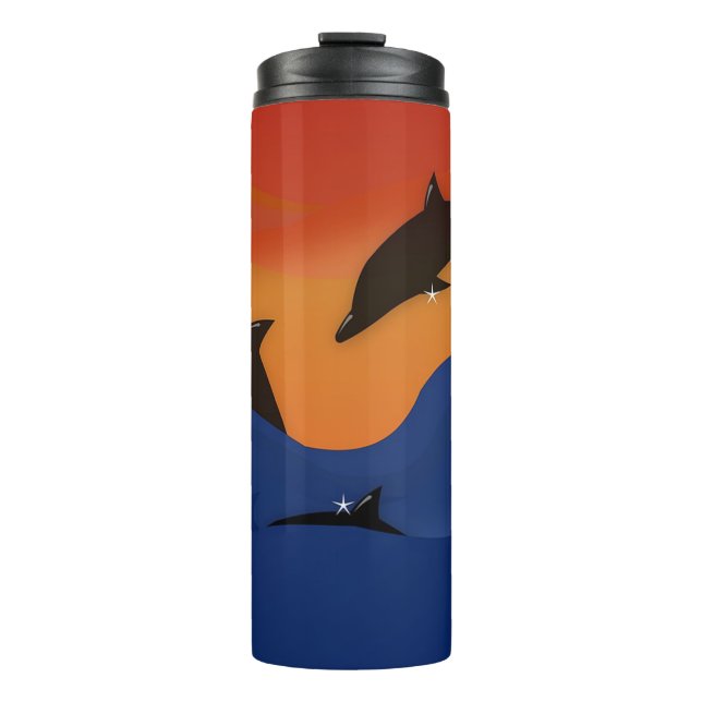 Dolphins Thermal Tumbler (Front)