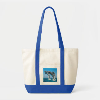 dolphins tote bag