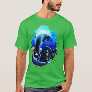 Dolphins Underwater T-Shirt