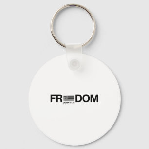 Dom American Flag Christ Is King Key Ring