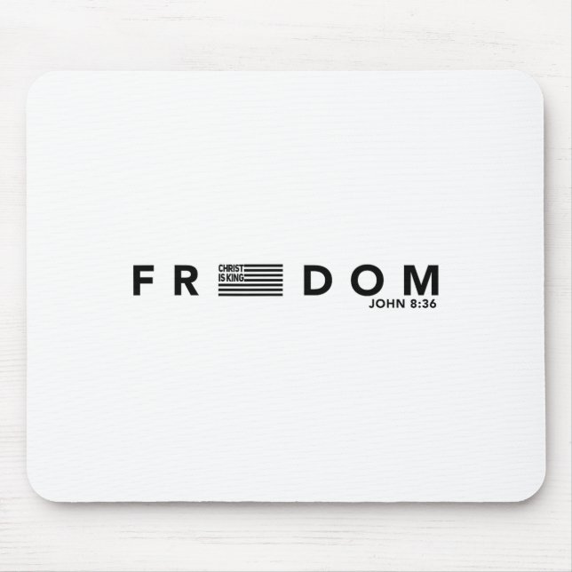 Dom American Flag Christ Is King Sets You Design  Mouse Pad (Front)