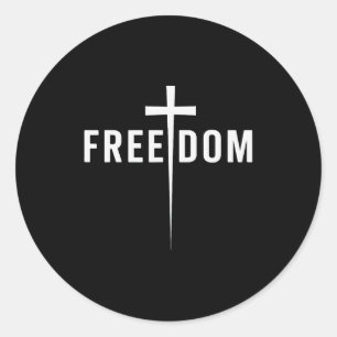 Dom Cross  Classic Round Sticker