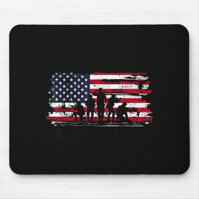 Dom Isn't Thank You Veterans Day Military Usa Flag Mouse Pad (Front)