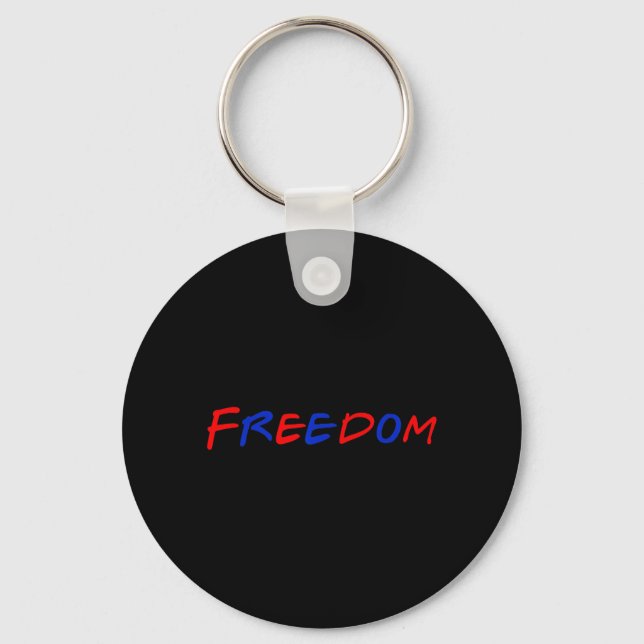 Dom Tastes Good - Couples Matching 4th Of July Key Ring (Front)