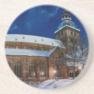 Dome cathedral on Dome square in Riga, Latvia Coaster