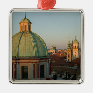 Dome of Church of Saint Francis, Prague, Czech Metal Tree Decoration