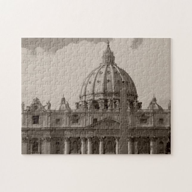 Dome of St Peters Basilica Rome Jigsaw Puzzle (Horizontal)