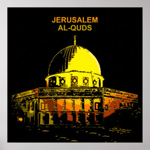 Dome of the Rock: A Symbol of Peace Poster