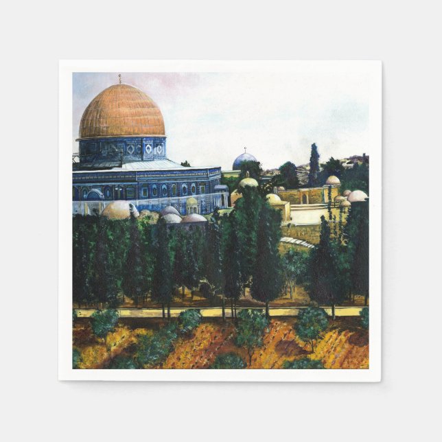 Dome of the Rock, Jerusalem Napkin (Front)