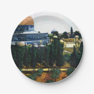 Dome of the Rock, Jerusalem Paper Plate