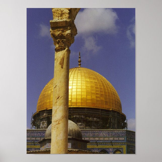 Dome of the Rock, Jerusalem Poster (Front)