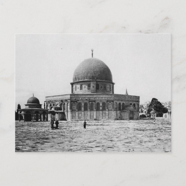 Dome of the Rock, Jerusalem Vintage Postcard (Front)