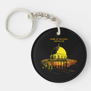 Dome of the Rock: Jerusalem's Heartbeat Keychain