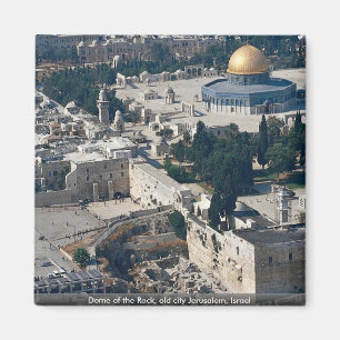 Dome of the Rock, old city Jerusalem, Israel Magnet