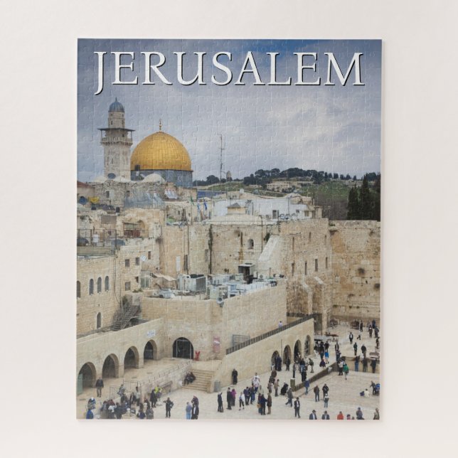 Dome of the Rock | Western Wall Plaza, Jerusalem Jigsaw Puzzle (Vertical)