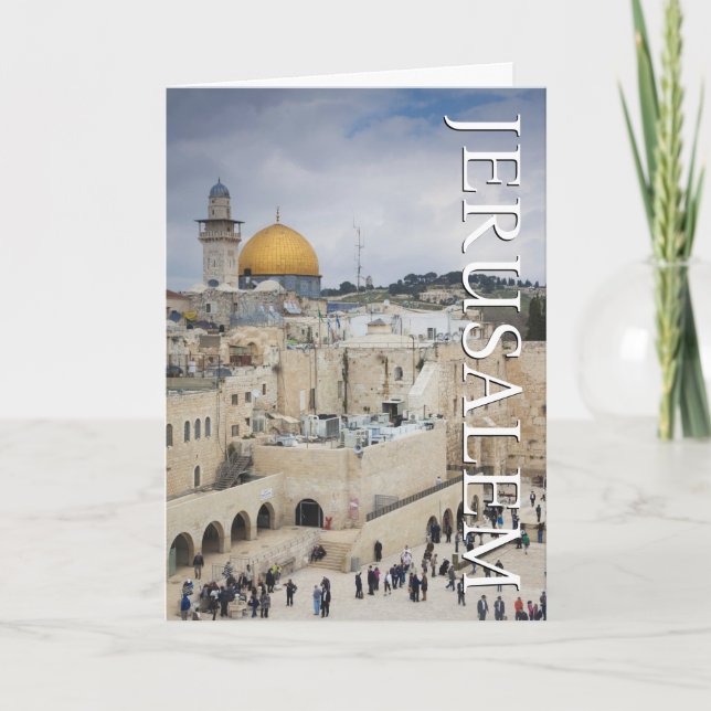 Dome of the Rock | Western Wall Plaza | Thank You Card (Front)