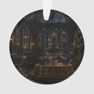 Domed Gothic Library Ornament