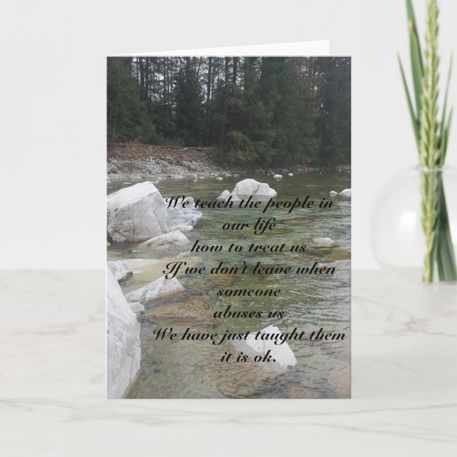 Domestic Abuse Encouragement Card (Front)