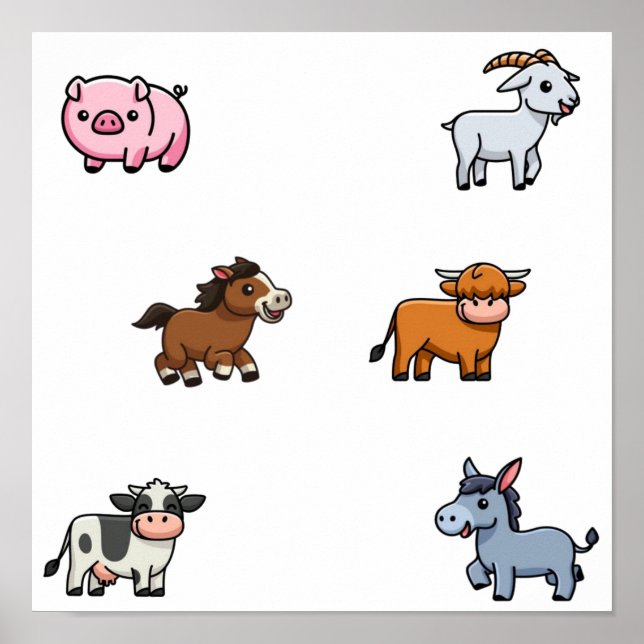 Domestic animal collection poster (Front)