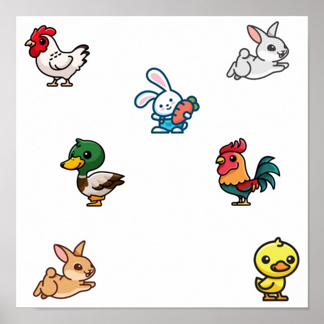 Domestic animal collection poster (Front)