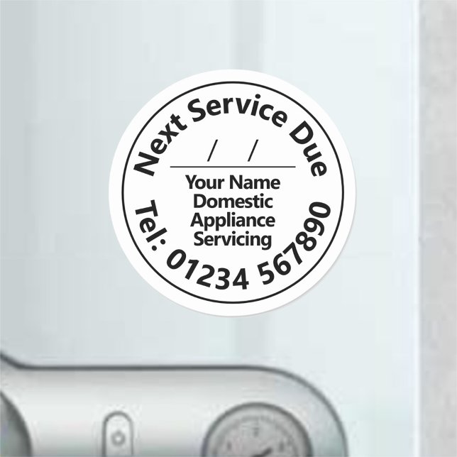 Domestic Boiler Service Stickers (Creator Uploaded)